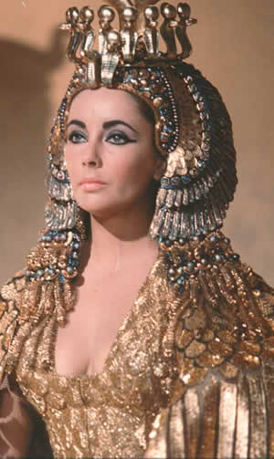 Liz Taylor in the 1963 film Cleopatra